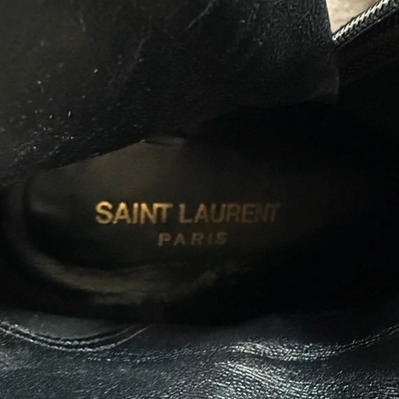 Saint Laurent Sleek Black Booties - Picture 2 of 7